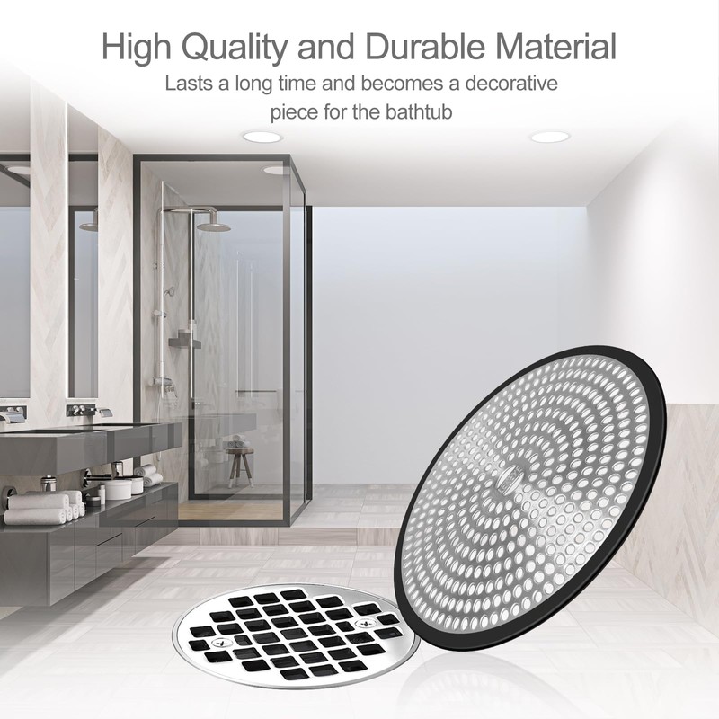 LEKEYE Shower Drain Hair Catcher | Strainer | Shower Stall