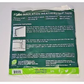 Greenlite Weatherstrip Tape Self Adhesive Closed Cell Foam 17 Feet