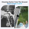 11.8 FT Gutter Cleaning Tools From the Ground, No Ladder