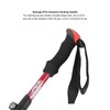 Aluminium Alloy Trekking Poles 5 Sections Collapsible Hiking Walking Climbing