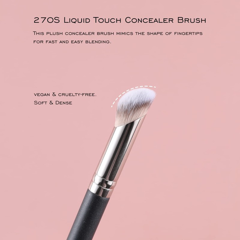 ENERGY Concealer Brush,Angled Eye Makeup Small Foundation Blending Brush for