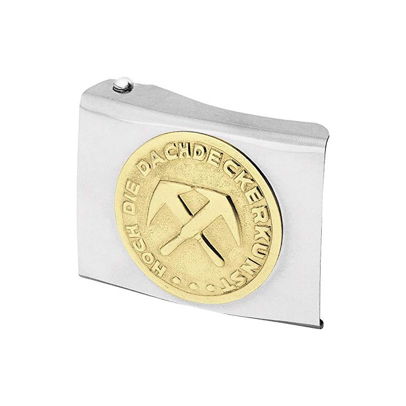 FHB 87021-81 Belt Buckle Dachdecker Holger in Silver, Universal