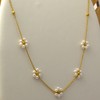JINYRSOC Flower Proposal Necklace,14K Gold Plated Necklace On Wedding Day,