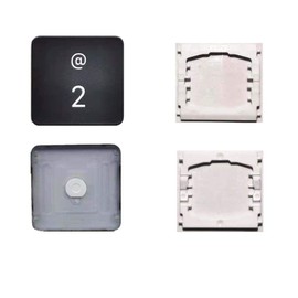 Replacement Individual Number 2 Key Cap and Hinges are Applicable for MacBook Pro 13/16inch Model A1989 A1990 and for MacBook Air Model A1932 Keyboard to Replace The 2 Keycap and Hinge