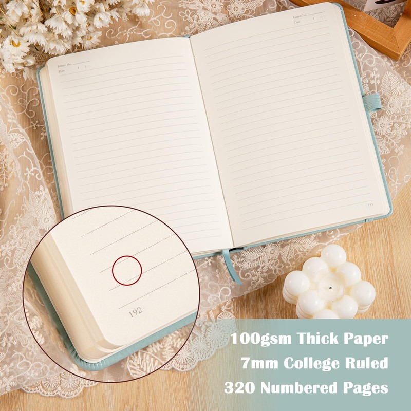 MGGAO Sun & Moon Journals for Women Men, A5 Hardcover