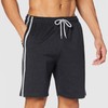 FM London Men's 2-Pack Loungewear Shorts, Navy + Charcoal, M