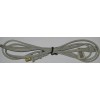Unbranded White Power Cable for Power Adapters - 2 Sockets