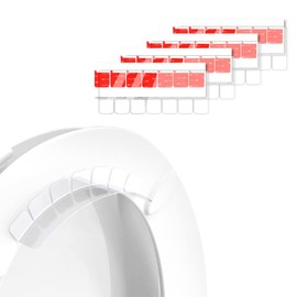 Hsthe Sea 2 PCS pee guard for Toilet Seat Pee Splash Guard,Urine Deflector Prevents Urine Spillage,for Round and Oval Toilets