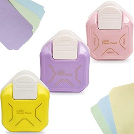 3 piezas de perforadora de esquina, cortador de esquina, perforadora de patrón creativo para proyectos DIY, álbumes de recortes, tarjetas fotográficas