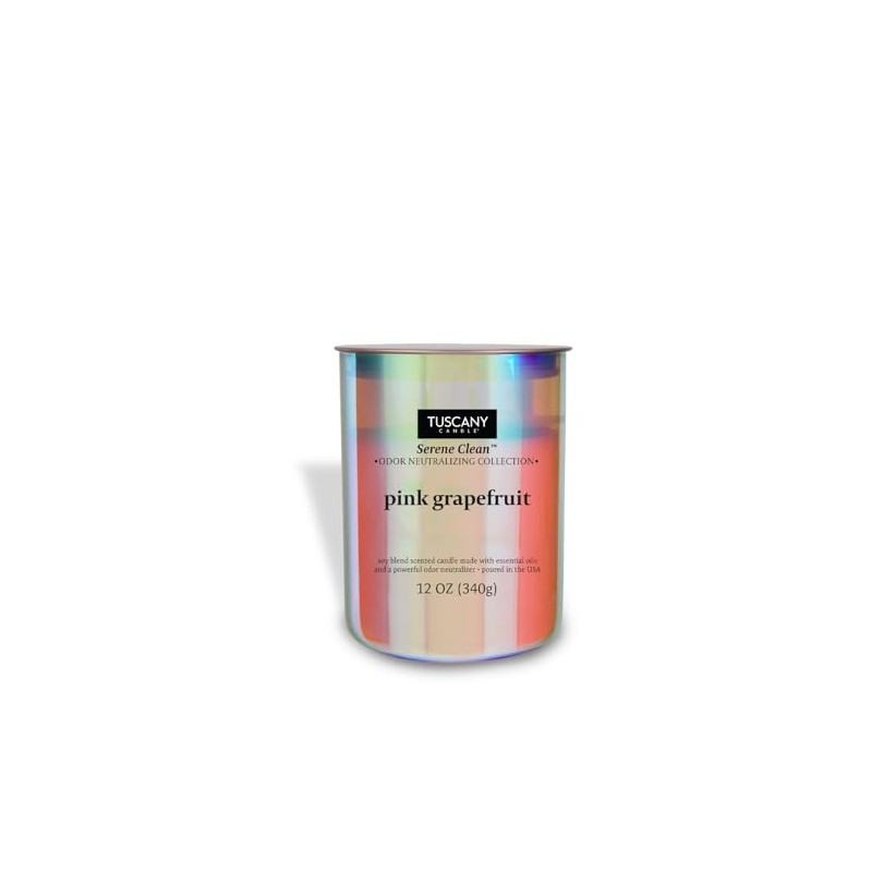 Empire Candle Pink Grapefruit Scented Jar Candle, 12 oz, Burn