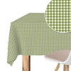 Martina Home Petit Vichy Tablecloth Pistachio 140 Round TEFLONIERTE