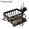 Kitchen Sink Faucet Organizer, Sponge Holder for Kitchen Sink with