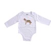 MUD PIE Baby Dog Breed Bodysuit and Bib Set, Aussie,