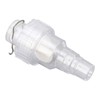 Check valve, check valve for condensate drain pipe, central drain