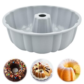 TESSTSY Gugelhupfform Silikon, Gugelhupfform 24 cm, Backform Gugelhupf, Silikon Backform Gugelhupf Groß, Kuchenform, für Kuchen, Götterspeise, Brot