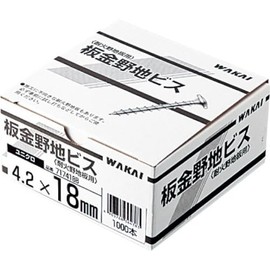 ＷＡＫＡＩ ステンレス 板金野地ビス ４．２Ｘ１８ （１０００本入） 717418S