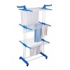 Tendedero De Ropa Plegable Retráctil Practico 3 Niveles