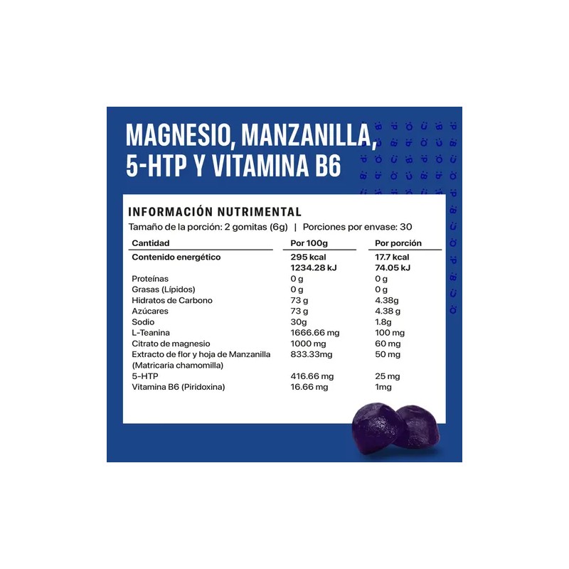 Gummy Life Gomitas Zenup Magnesio Htp Manzanilla Uva Lavanda