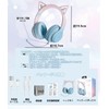  QuiExact Wireless Bluetooth 5.1 Cat Ear Headphones, Bluetooth 5.1,