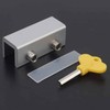 Window Frame Stopper (1-Hole, 2-Hole), Sash Stopper, Window Lock Device Window Frame Fixing Bracket 2-Hole 4ea