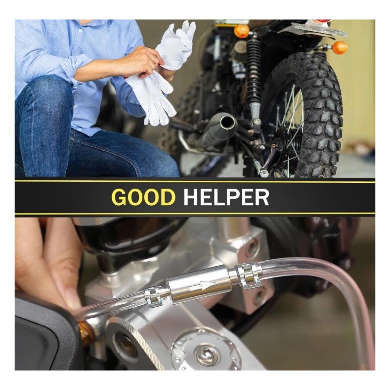 Universal Clutch Brake Bleeder Hose One Way Valve Tube Bleeding