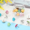 PATIKIL 30Pcs Diamond Push Pins, Glitter Rhinestone Decorative Thumb Tacks
