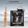 2PCS 0.4mm AD5X Nozzle,Quick-Swap Copper Alloy Hardened Steel 3D Printer