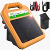 FarmNix Solar Electric Fence Kit for Livestock,10 Miles Fence Charger