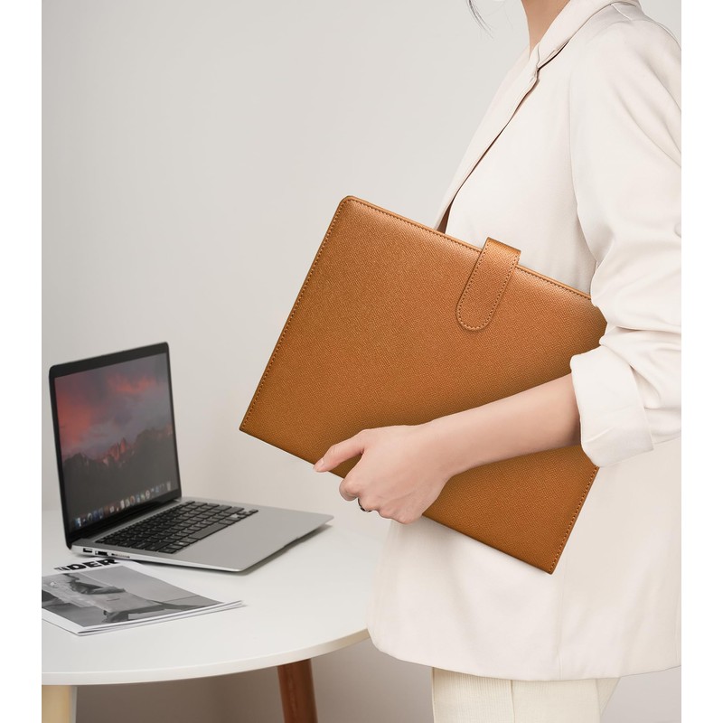 Binder A4 Clipboard Folder, Bi-Fold PU, Conference Pad Clip File,