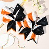 8PCS Glitter Cheer Bow Large Cheer Bows Rhinestones Hair Bows