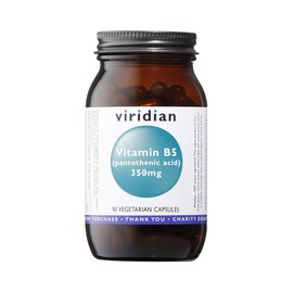 Viridian Viridian - Vitamin B5 (Pantothenic Acid) 350mg - 90 Vegetarian Capsules