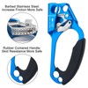 NewDoar Left&Right Hand Ascender Rock Climbing Tree Arborist Rappelling Gear