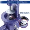 WORKPRO Bench Vise, 2.5 Inch Jaw Width Universal Table Vise,