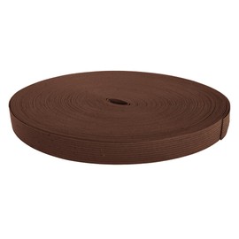Mandala Crafts Dark Brown Elastic Band for Sewing - Wide 1/2 Inch Elastic Bands Spool for Pants Elastic Waistband Sewing - 88 YD Stretchy Flat Fabric Strap Knit Elastic Band for Wig