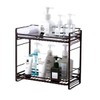 zccz 2-Tier Bathroom Countertop Organizer - Detachable Standing Rack Bathroom