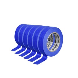 KREFINISH Blue Painters Tape for Car Paint No Residue Automotive Masking Tape for Automotive Paint - Heat Resistant for Paint Booth, 0.94 Inches x 60 Yards, 6 Rolls