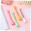 jojofuny 1set Cute Giraffe Writing Pens Ergonomic for Students Lightweight