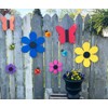 GIFTME 5 Metal Garden Wall Art Decorative Set of 4
