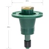 Orbit 54028 ½″ Plastic Pop-Up Sprinkler with Brass Nozzle and