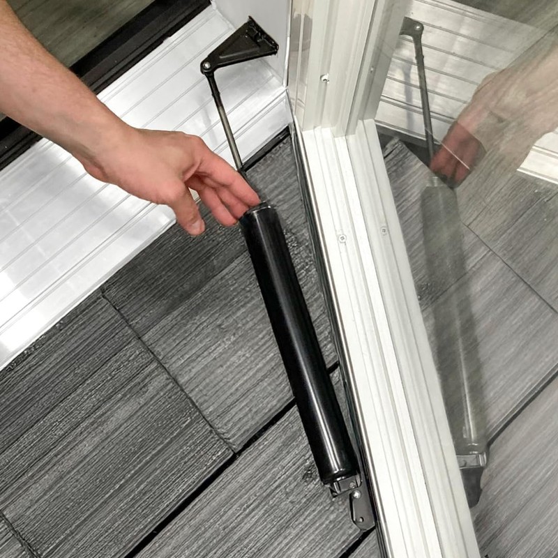 Ideal Security Screen Door Closer, 9", White