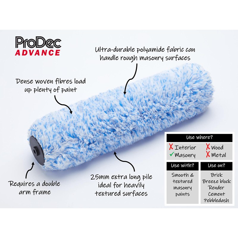 ProDec Advance 12 inch x 1.75" Extra Long Pile Ultra