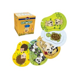 Ortopad® Bamboo Fun Pack Eye Patches, 50/Box (Junior Size, 0-2 yrs) Hedgehog Pack