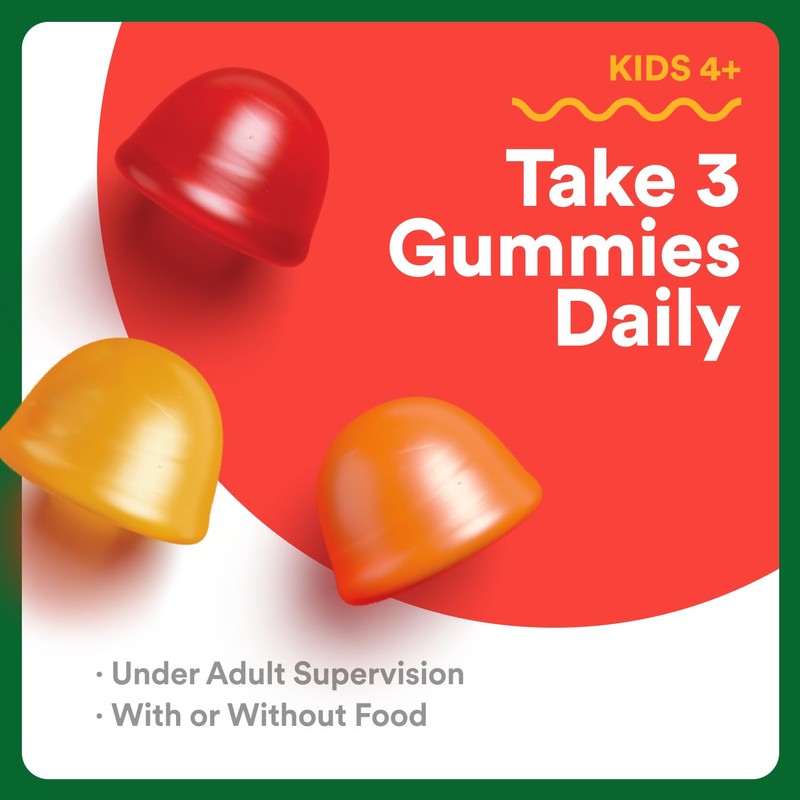 SmartyPants SmartyPants Kids Multivitamin & Fiber Gummies: Prebiotic Fiber to