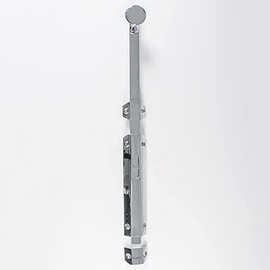 Carlisle Brass AQ82EXCP Surface C/W 2 Extruded & ONE Flat Keeper with 6 INCH Extended Bolt 32MM KNOB, Polished Chrome, 300mm (12")