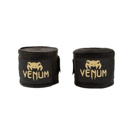 Venum, Kontact Boxing Hand Wraps, Men's, 4.5m, Black/Gold