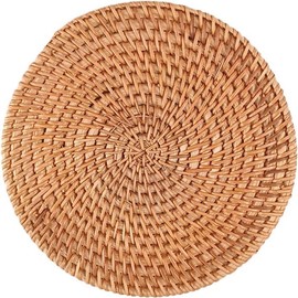 Trivet, Rattan Knitting, Heat Resistant Trivet, Natural Material, Rattan, Rattan, Round, Washable Insulation Mat, Natural Rattan, Thick, Heat Insulation Hot Pad, Handmade Pot Mat, Heat Resistant, Iron
