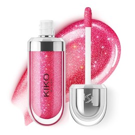 KIKO MILANO - Brillo de labios 3D Hydra para un aspecto 3D | 7 colores | sin crueldad | no comedógeno | maquillaje profesional | fabricado en Italia, Sparkling Strawberry