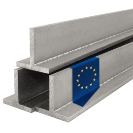 Stahl-Shop24 Edelstahl T-Profil 500 mm V2A 30x30x4mm rostfrei T-Leiste für Modellbau Innenraum Hygienebereich Regalkonstruktion Lebensmitteltechnik nicht magnetisch fein bearbeitbar