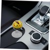 FUNOMOCYA Car Guide Ball Compass Truck Balls Abs Yellow