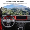 JeCar Instrument Panel Trim Covers Navigation Touch Sreen Decoration Kits